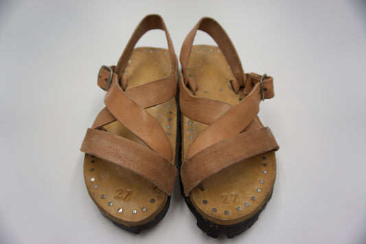 HUARACHES CRUZADO STRAP LEATHER WITH PLATFORM THICK SOLES&nbsp; ACME - MRM15