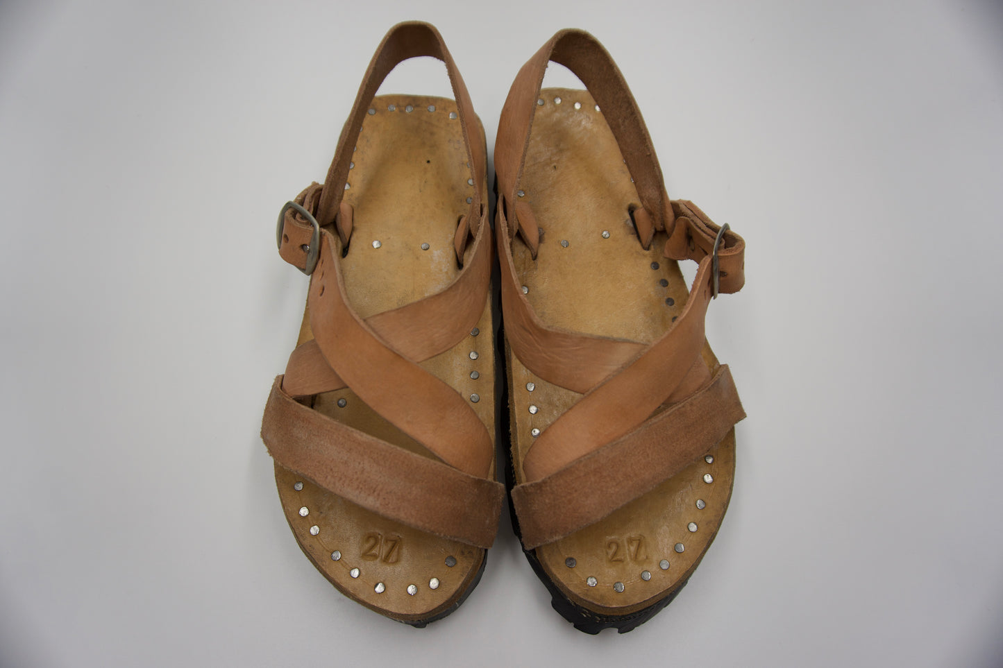 HUARACHES CRUZADO STRAP LEATHER WITH PLATFORM THICK SOLES&nbsp; ACME - MRM15